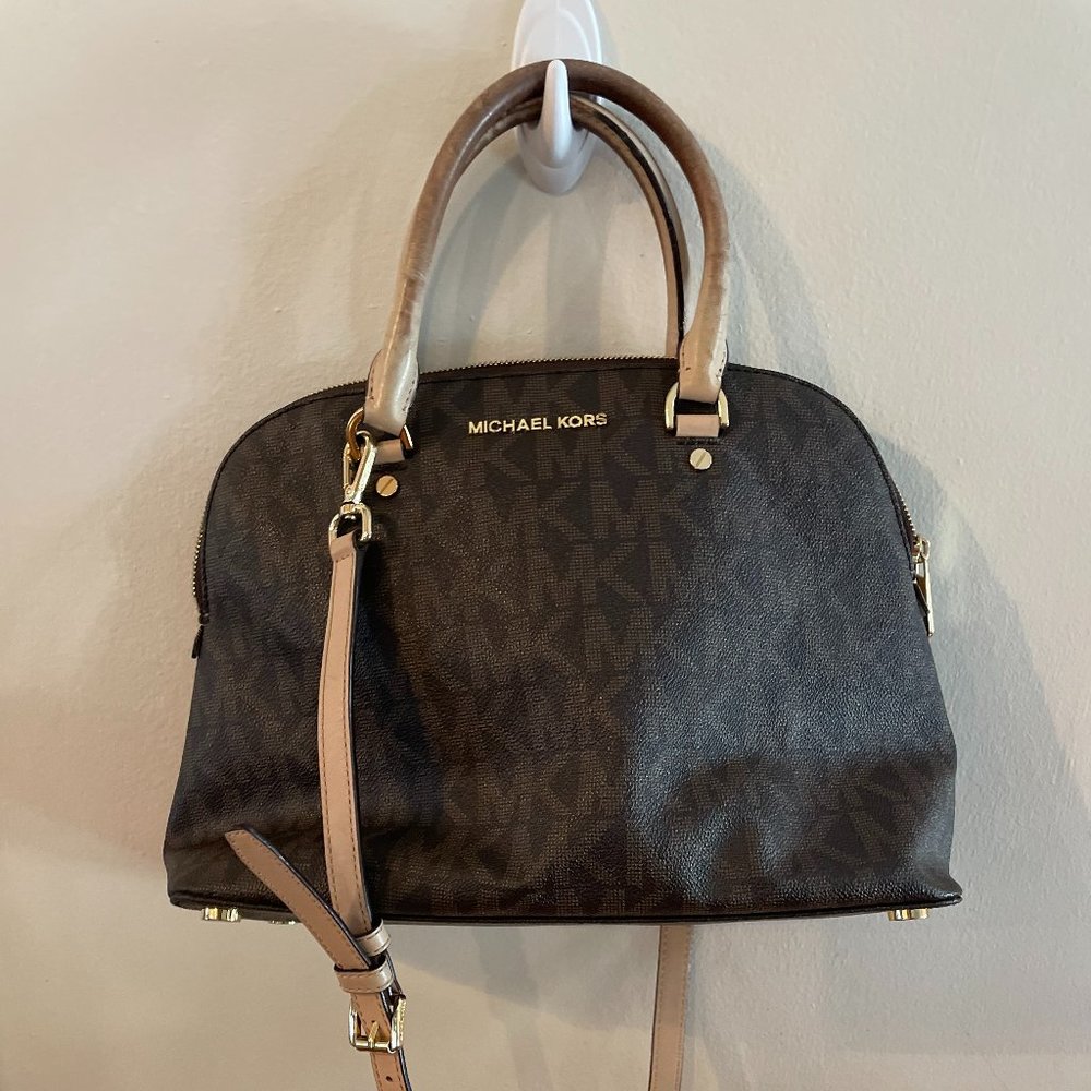 Michael Kors Brown Monogram Handbag